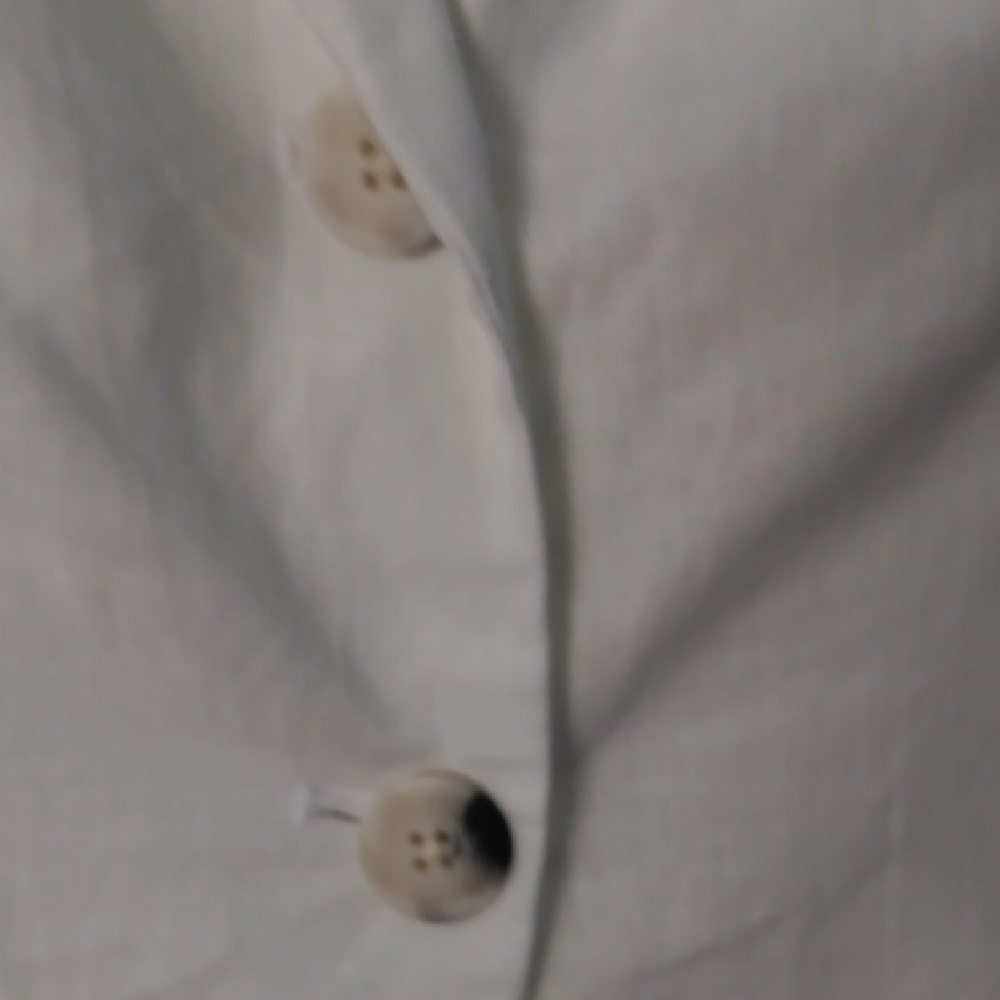 Lane Bryant Linen Two-Button Ruched-Sleeve Blazer #3546 - Picture 6 of 12